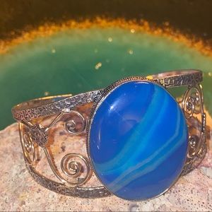 SALE❗️Botswana Agate Gemstone handcrafted cuff